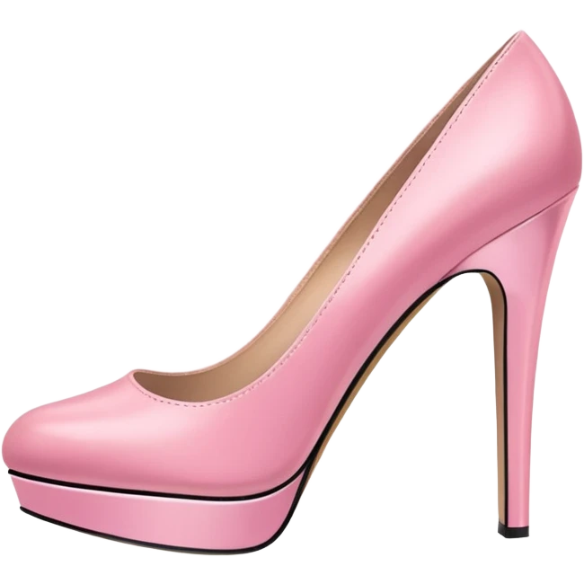 pink platform heels pink heels emoji