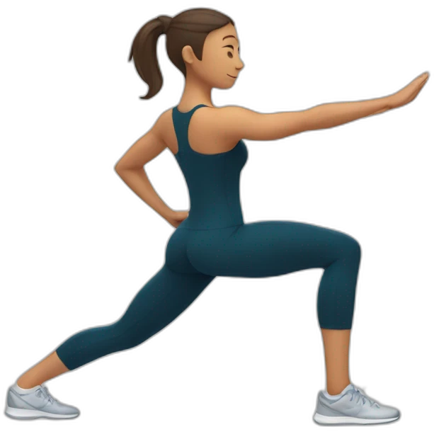 lunge stretch emoji
