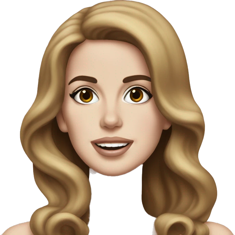 lana del rey singing emoji