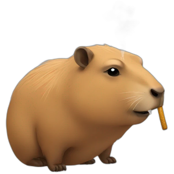 capybara smoking emoji