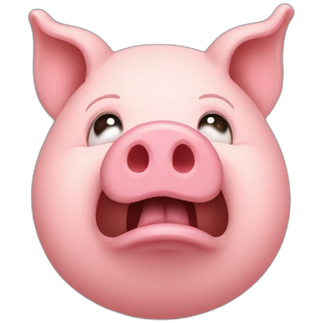 pig-disappointment emoji
