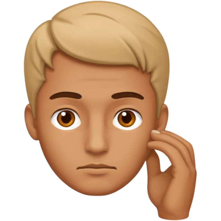 man thinking emoji