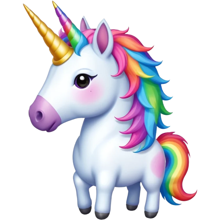 A unicorn holding a nuke  emoji