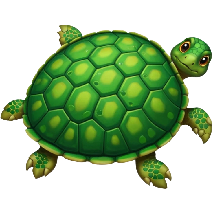 Sweating Turtle emoji