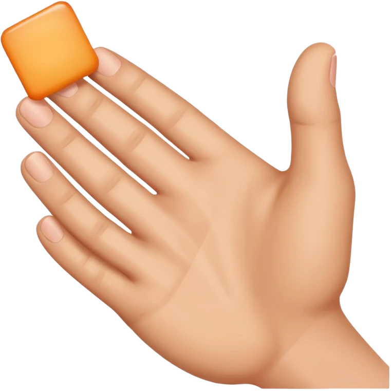 Hand wich is doing a square with the thumb, the index and the middle finger emoji