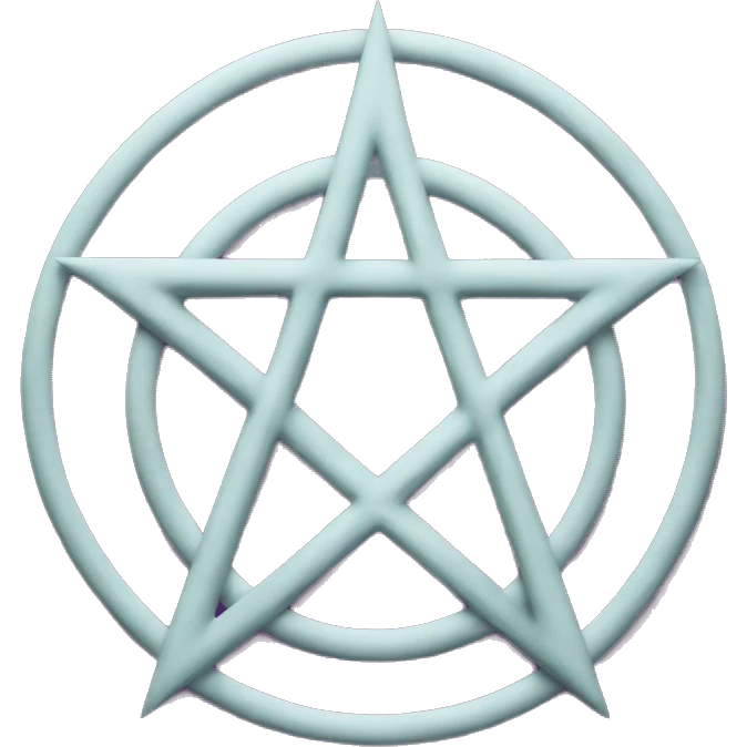 pentagram with x  going through it emoji