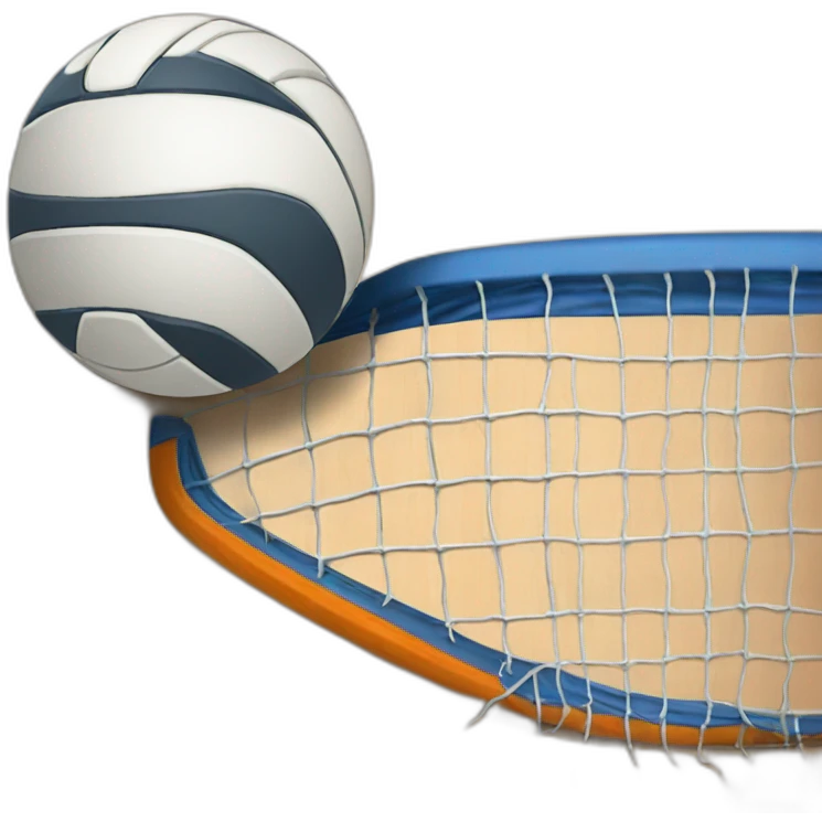 volleyball with hockey emoji