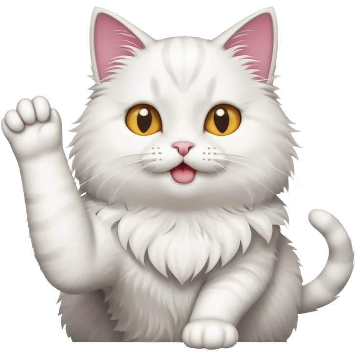 cat flipping off emoji