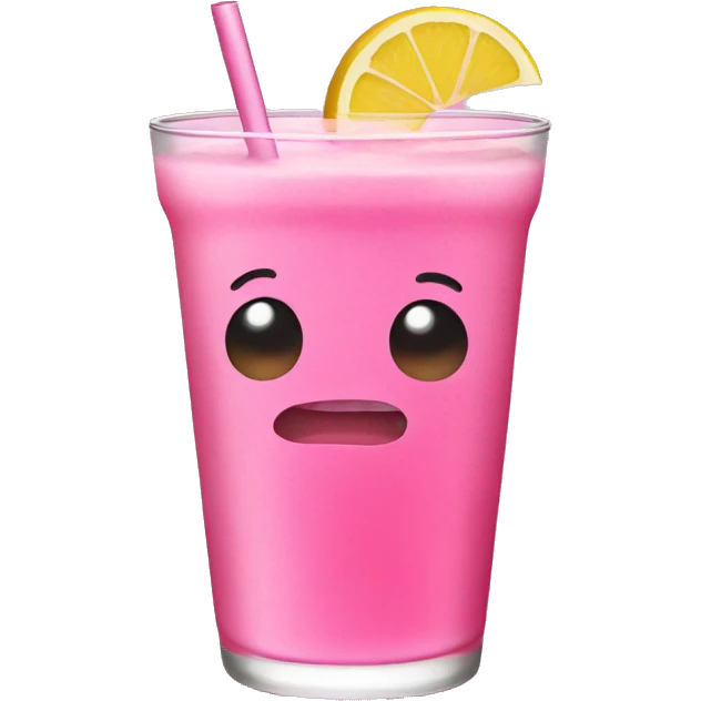 Pink drink emoji