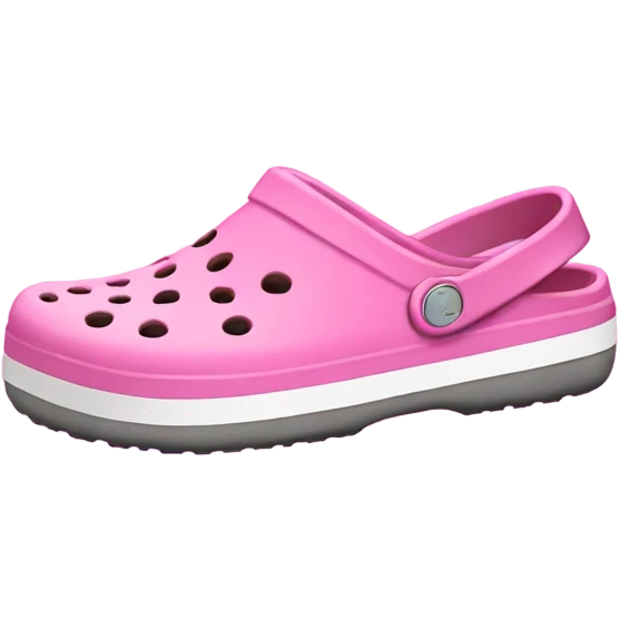 Pink crocs emoji