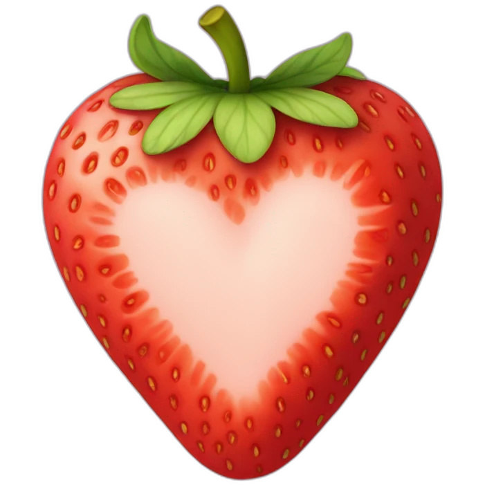 strawberry-heart emoji