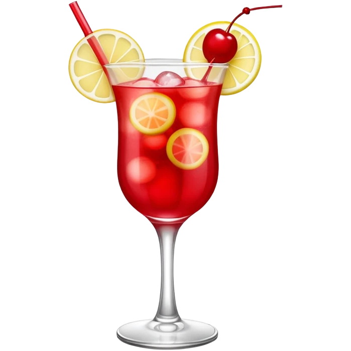 Shirley temple mocktail emoji emoji