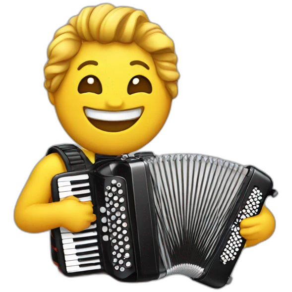 smile accordion emoji