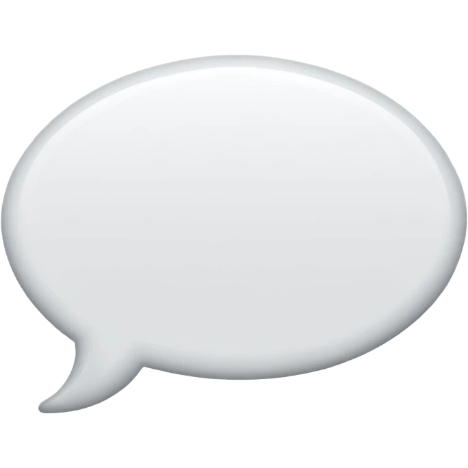 speech bubble emoji
