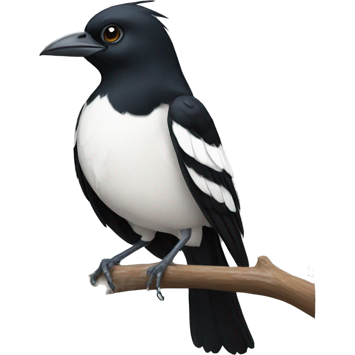 Magpie bird emoji