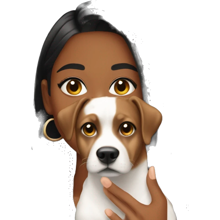 grwm with dog emoji