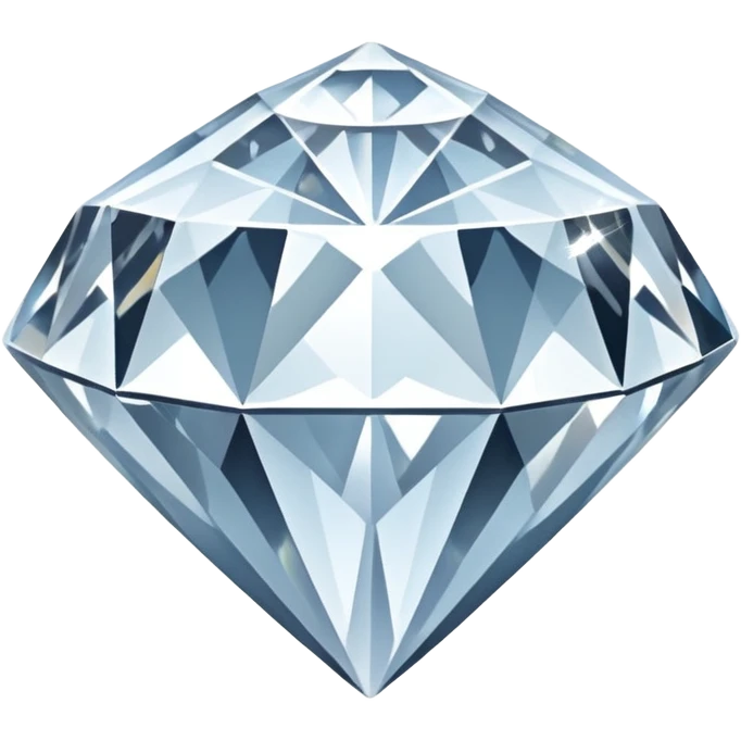 huge white diamond emoji