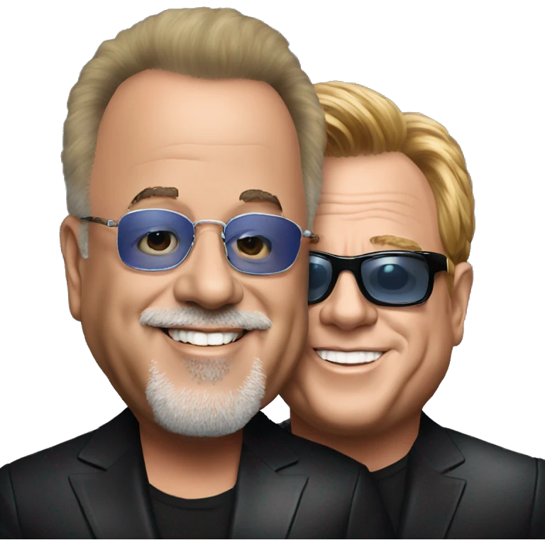Billy joel and elton john emoji