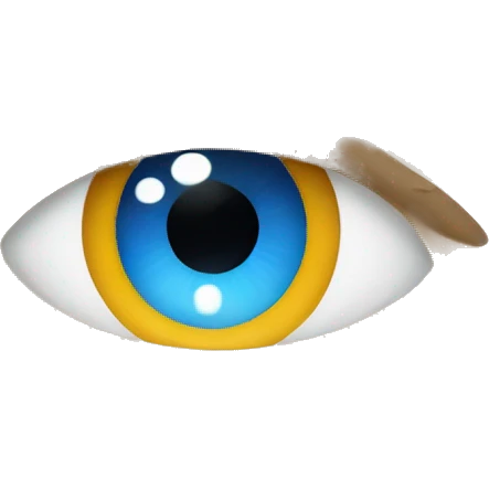 eyes(blue) emoji
