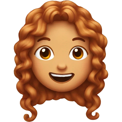 Bordeaux hair eats gingerbread emoji