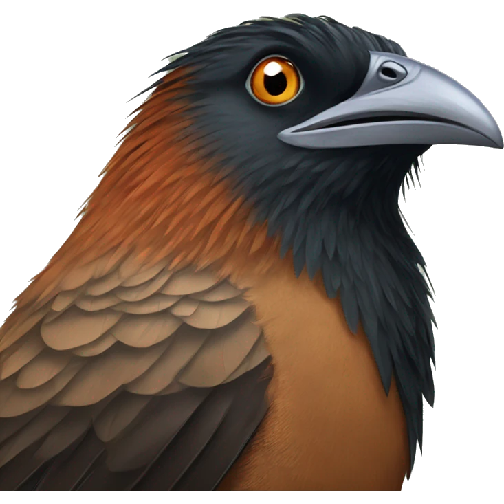 Greater coucal emoji