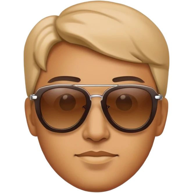 can con gafas de sol emoji