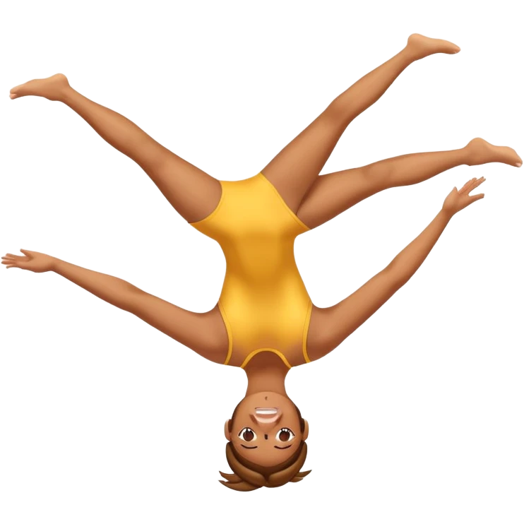 Acrobatic girl emoji