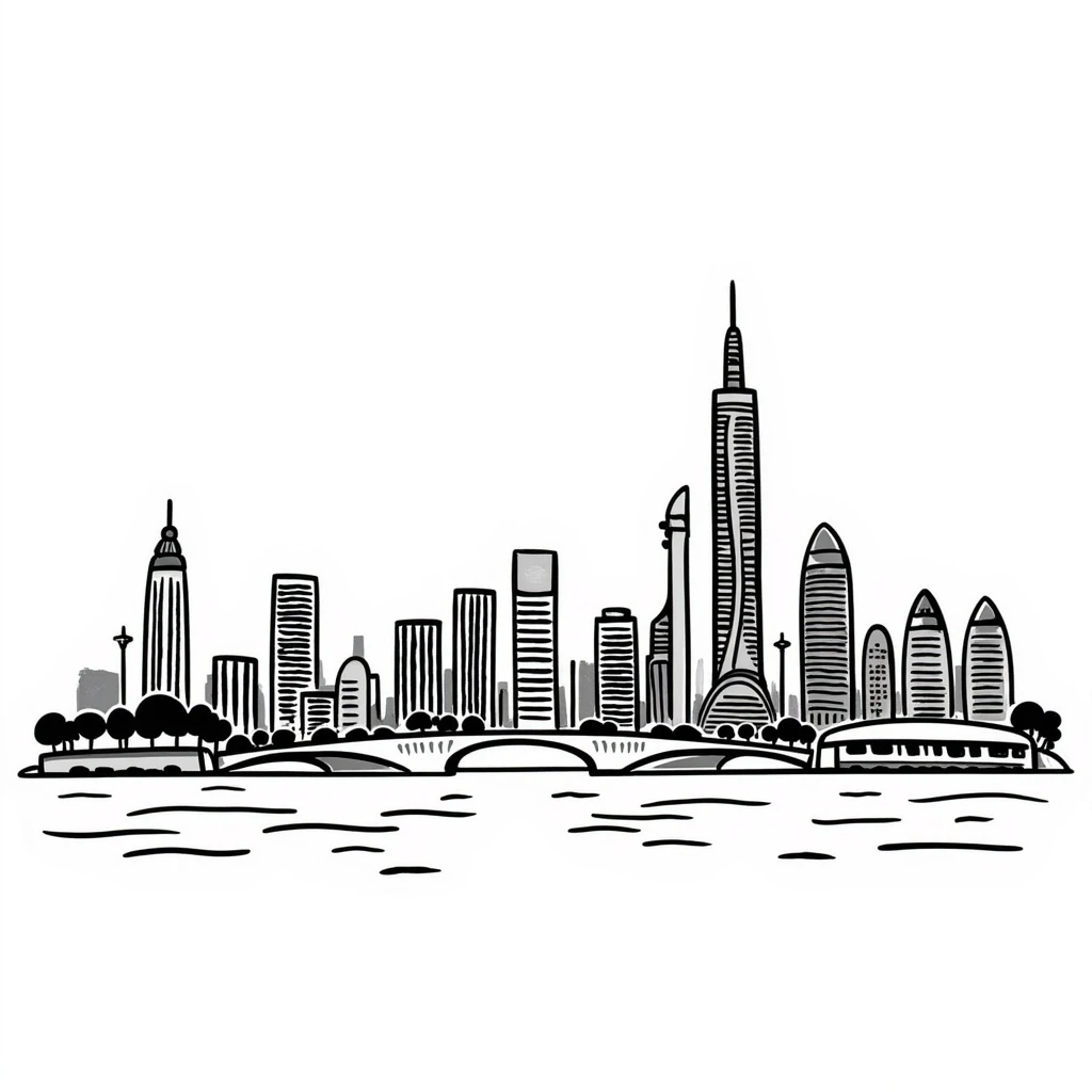 Guangzhou skyline emoji