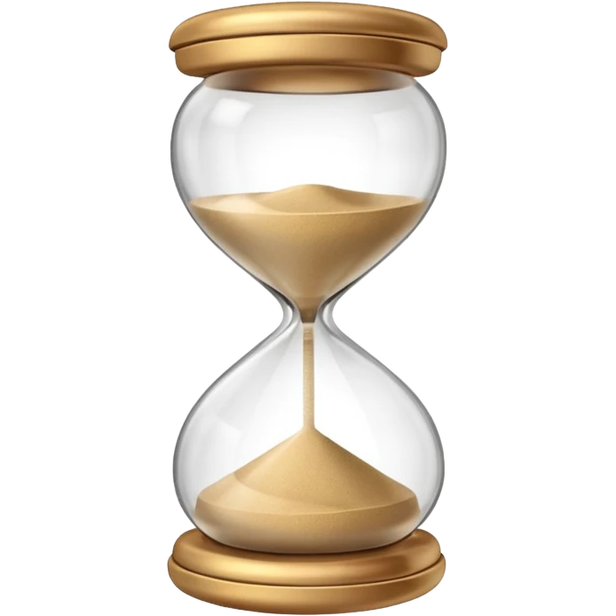 sand timer 3d emoji