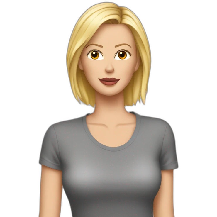 charlize theron wearing t-shirt emoji