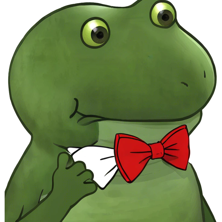 Valentines with a red bow tie  emoji