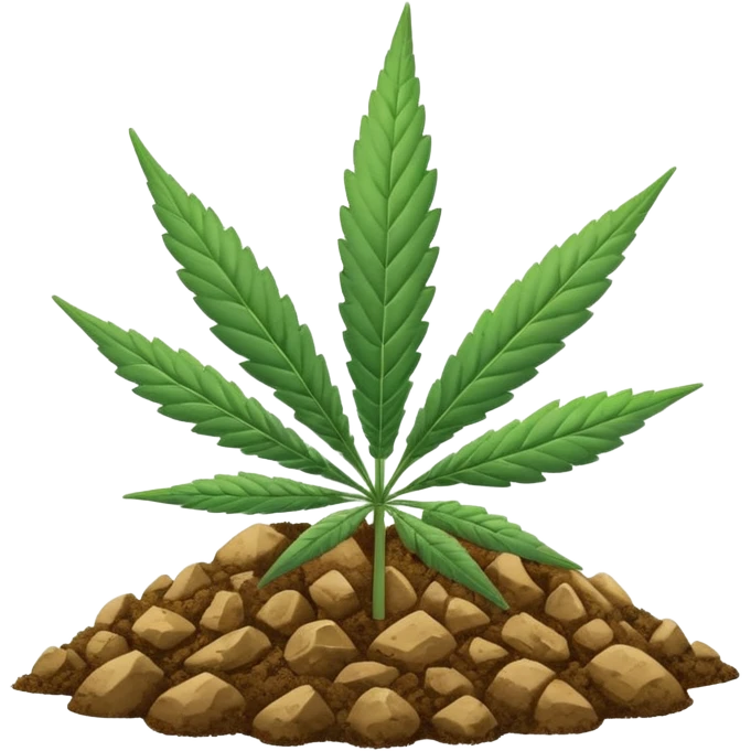 white color marijuana, no color emoji