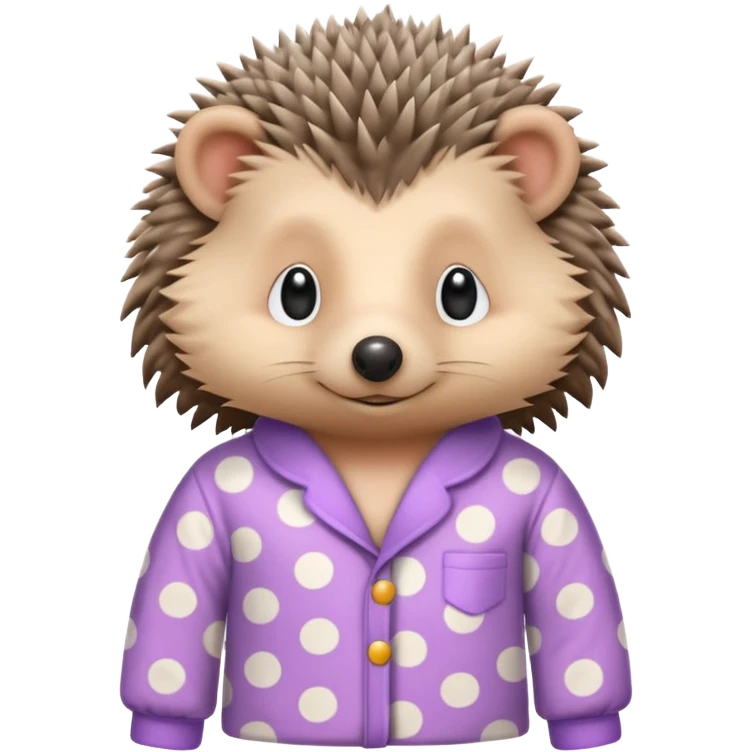 hedgehogs in pajama emoji