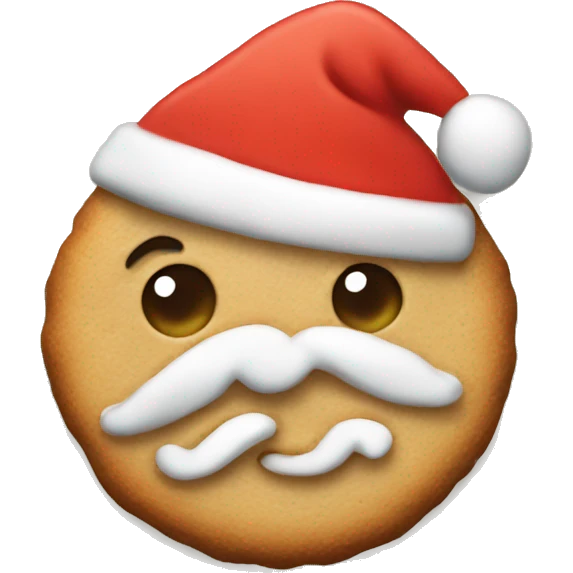 Christmas cookie emoji