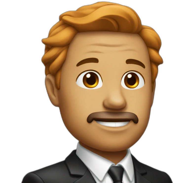 Un noir roux emoji