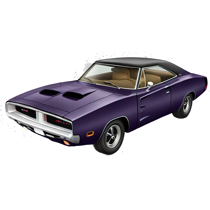 1970 dodge charger  emoji