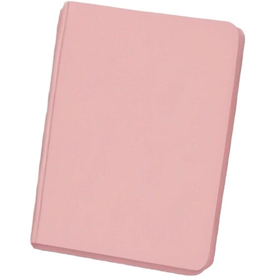 Light pink note book  emoji