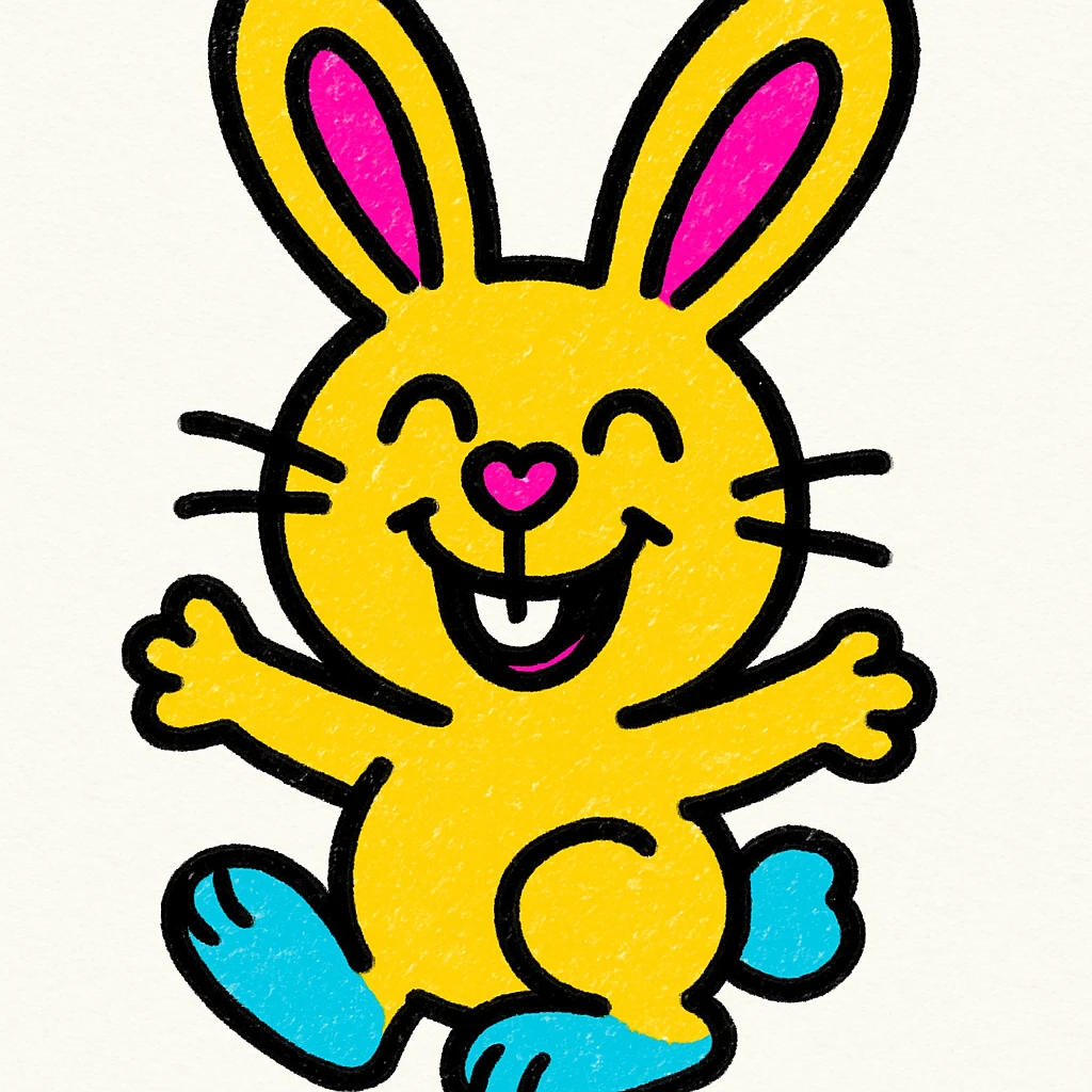 Happy bunny emoji