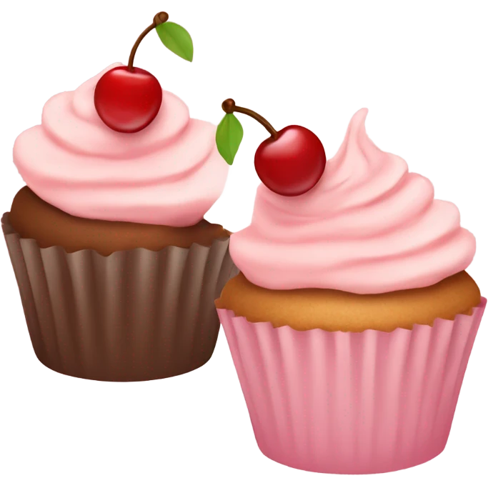 Cherry cupcake nude colours  emoji