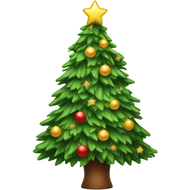 Christmas tree in a house emoji