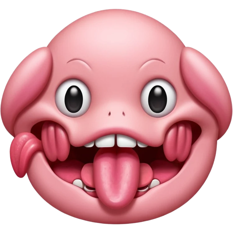 Tongue shaking emote emoji