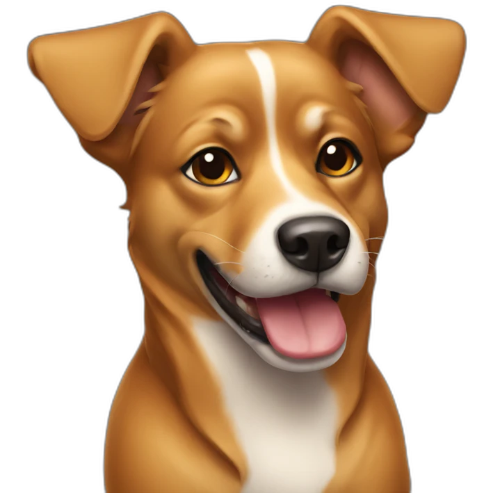 Brazilian caramel dog emoji