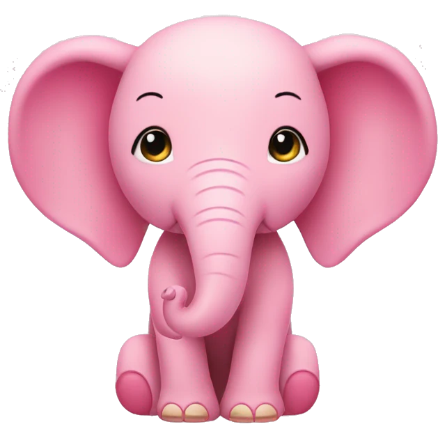 pink elephant sonny angel  emoji