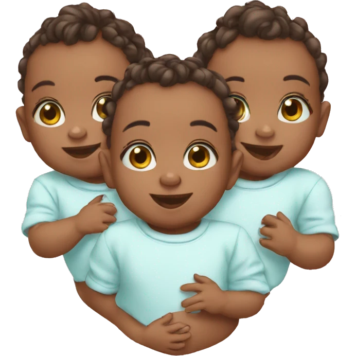 baby triplets emoji