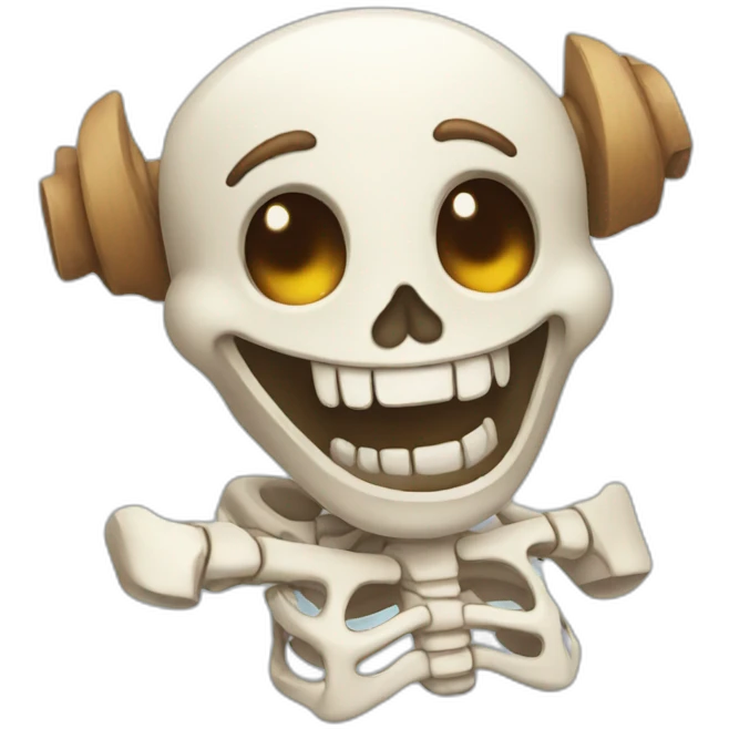 happy bones emoji