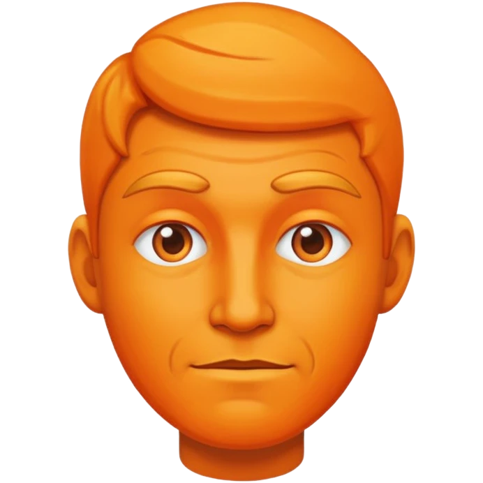 orange man emoji