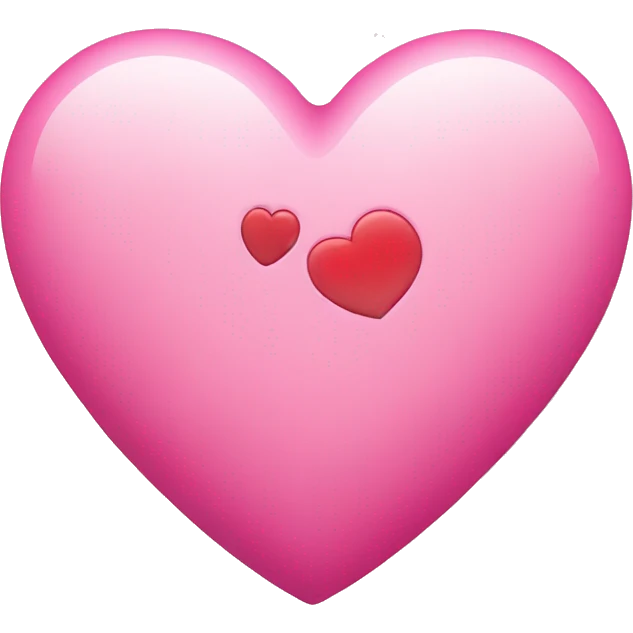Pink heart with a mini heart next to it  emoji