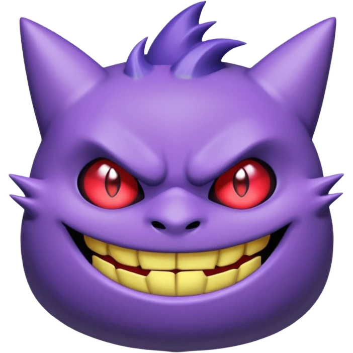 Gengar scary anime emoji