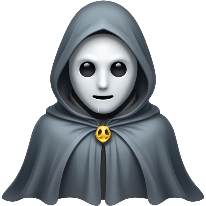 Shadowy Phantom with Cloak emoji