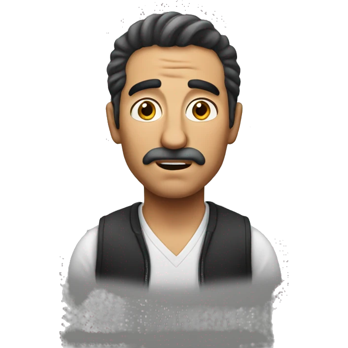 Turkish man have a surprised  emoji